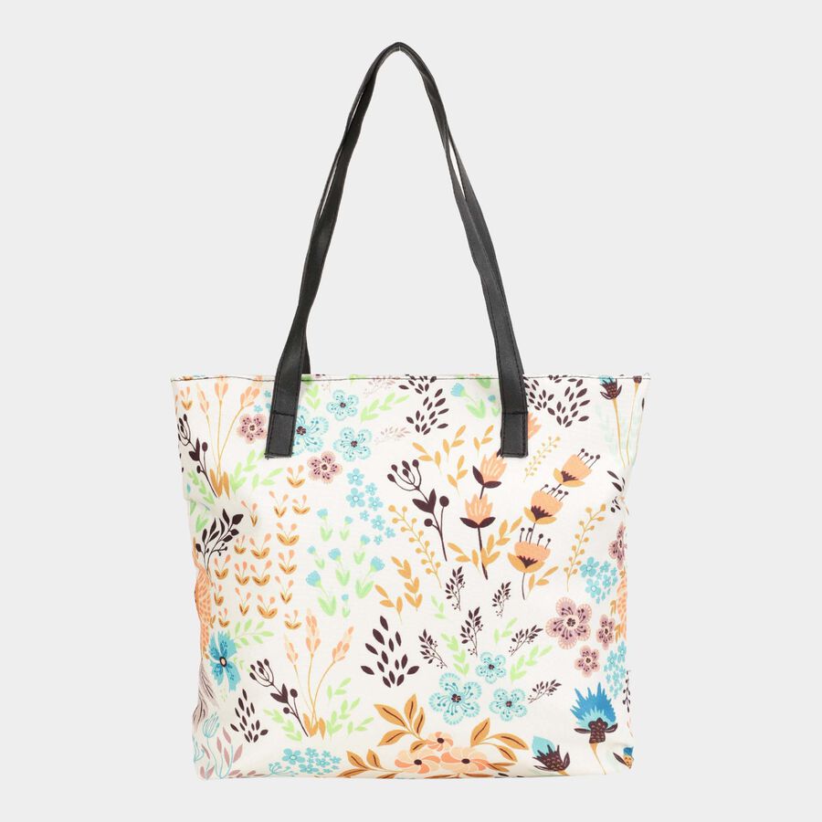 White Fabric-Polyester Bag, , large image number null