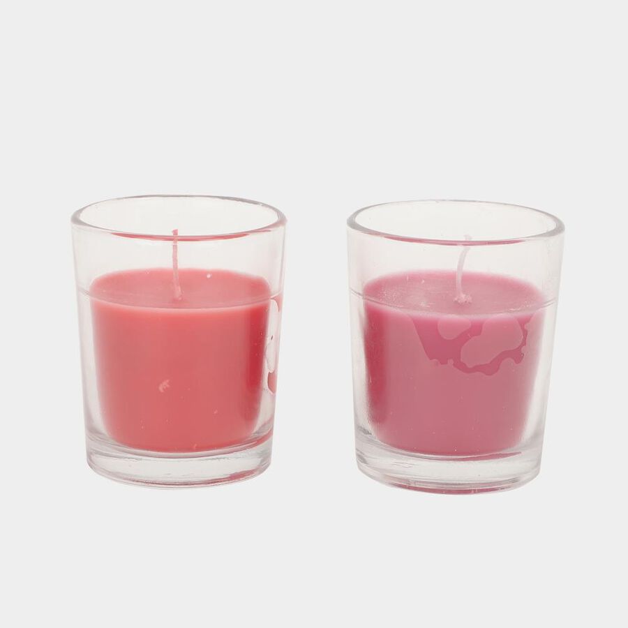 Votive Glass Candle Set of 2, , large