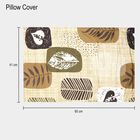 Green Microfiber Double Bedsheet with Pillow Cover, , small