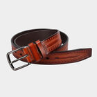 Men's Tan Polyurethane Casual Belt, , small image number null