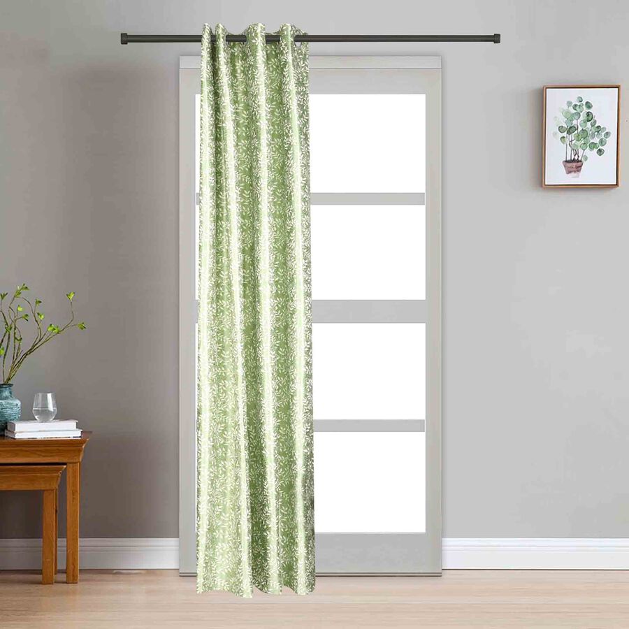 7ft. Dark Green Microfiber Door Curtain, , large image number null