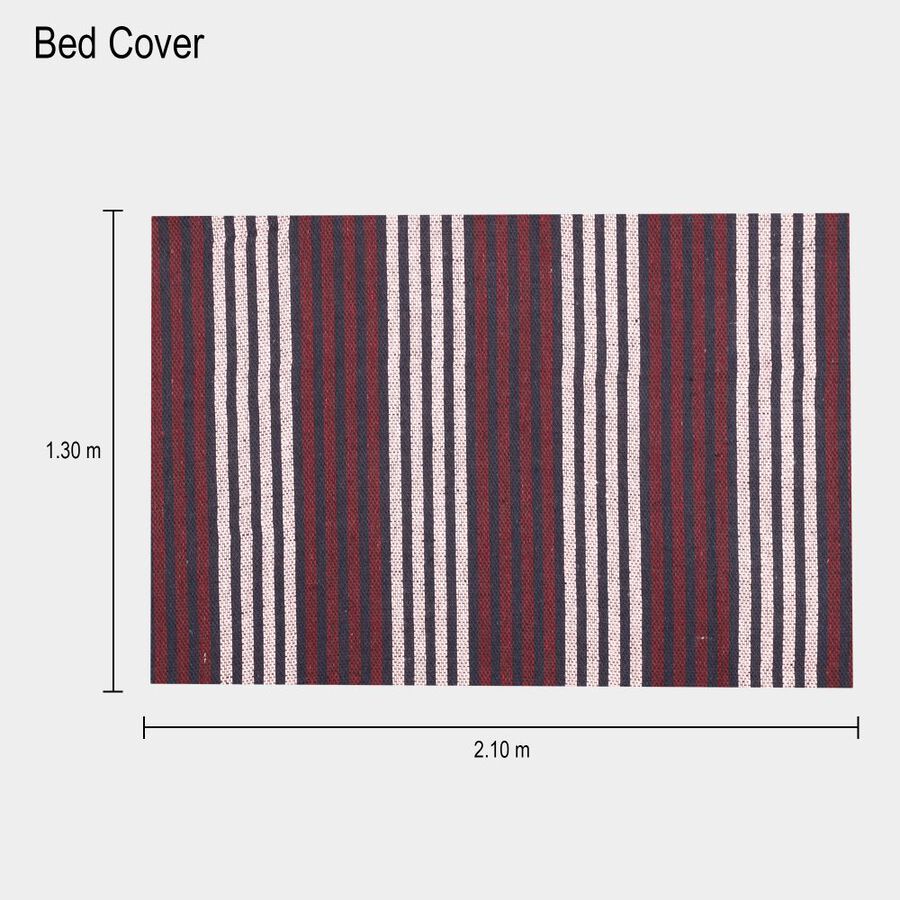 Maroon Polycotton Bedcover, , large image number null