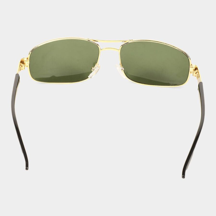 Men's Plastic Gradient Rectangle Sunglasses, , large image number null
