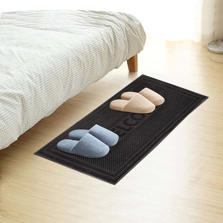 Black Rubber Door Mat, , large image number null
