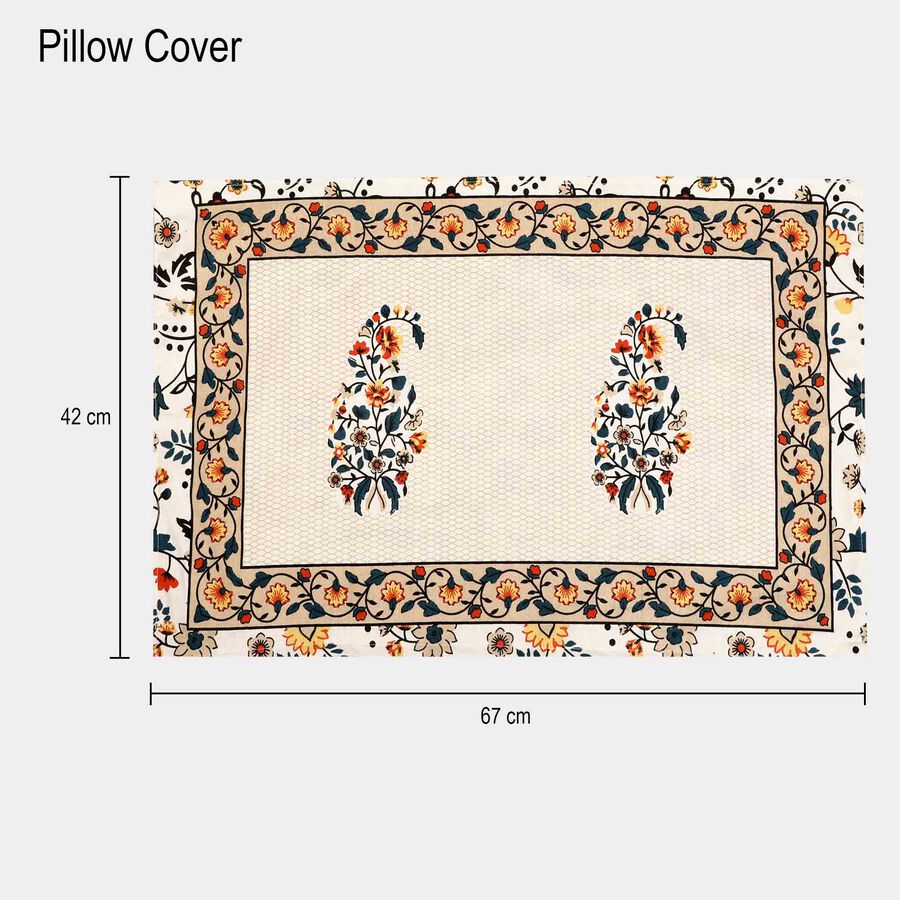 Multicolour Polyester Pillow Cover, , large image number null