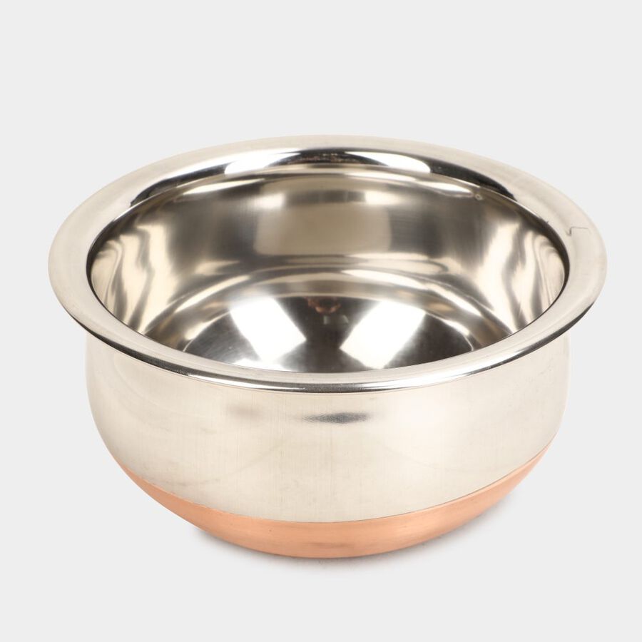 3 Pcs. Steel Handi, Induction Compatible, , large image number null