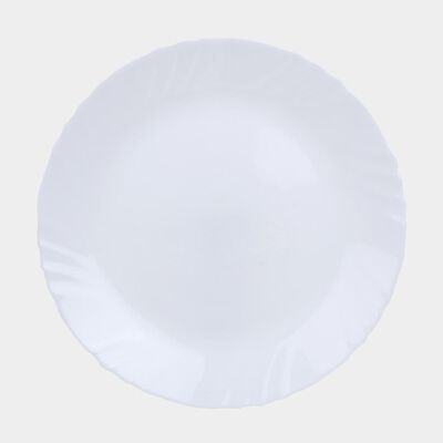 1 पीस ओपलवेयर गोल प्लेट