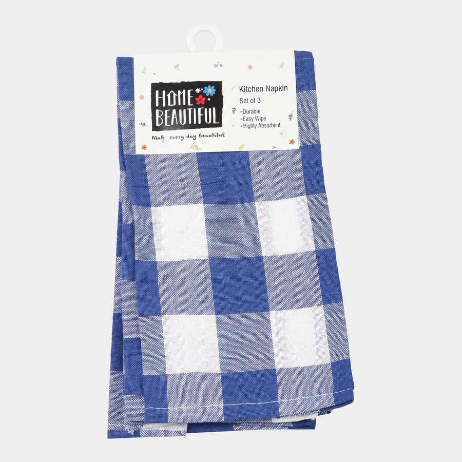 Cotton Kitchen Napkin Set of 3, , large image number null