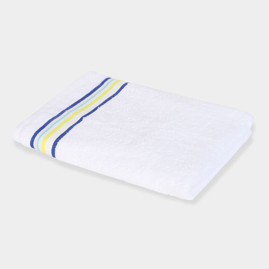 370 GSM White Cotton Bath Towel, , large image number null