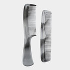 Plastic Hair Comb, Set of 2 - Colour/Design May Vary, , small image number null