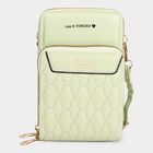 Women's Colour Block Polyurethane Sling Bag, , small image number null