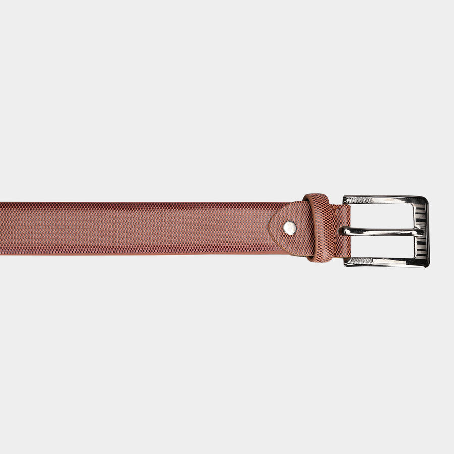 Men Formal Tan Belt (36 in.), , large image number null