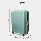 4-Wheel Dark Green PVC Matee Hard Case Trolley, Large, , small image number null