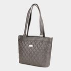 Women's Grey Polyurethane Tote Bag, , small image number null