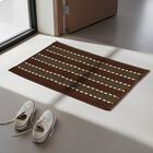 Anti-SKId Brown Polypropylene Door Mat, , small image number null