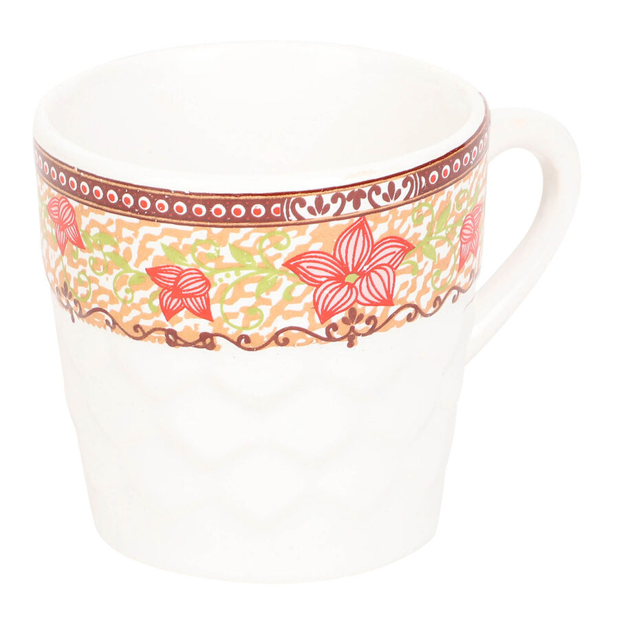 120ml White Stoneware Cup Set of 6, , large image number null