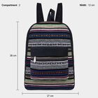 Women's Black Fabric Backpack, , small image number null