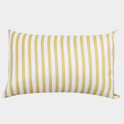 Yellow Striped Pillow