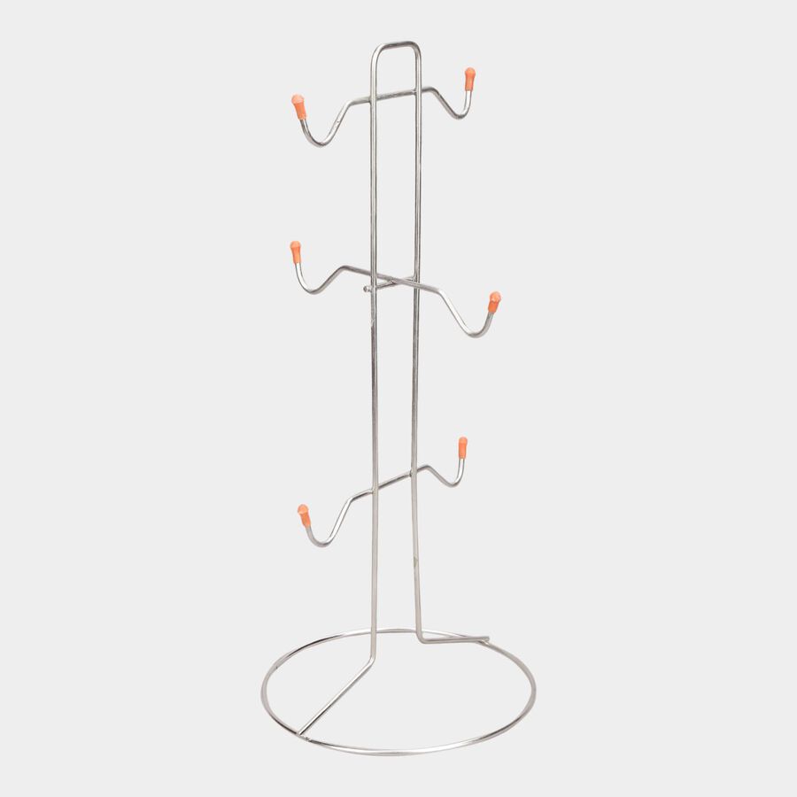 Stainless Steel Cup Stand For 6 Cups, , large image number null