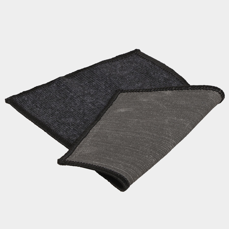 Grey Polyester Cotton Door Mat, , large image number null