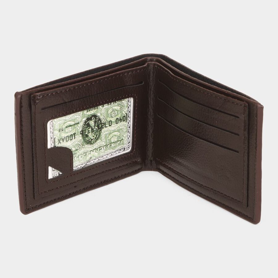 Men's Brown Polyurethane Wallet, , large image number null