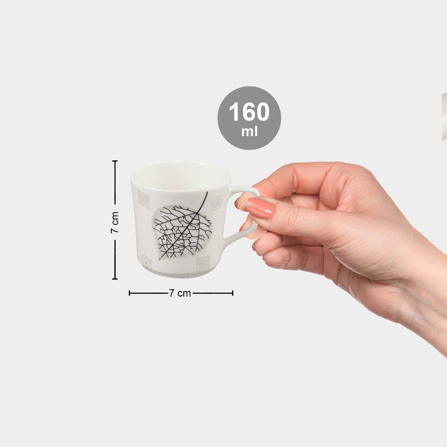 160 ml Bone China Mug Set of 6, , large image number null