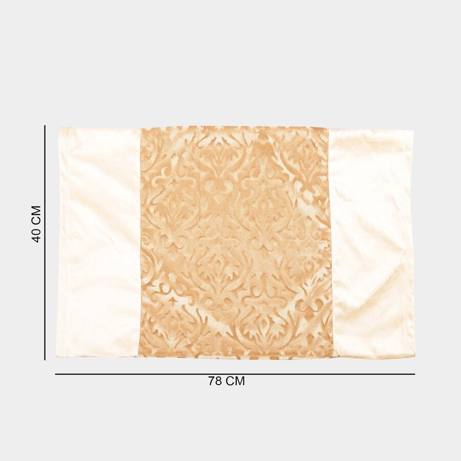 Beige Cotton Bolster Cover, , large image number null