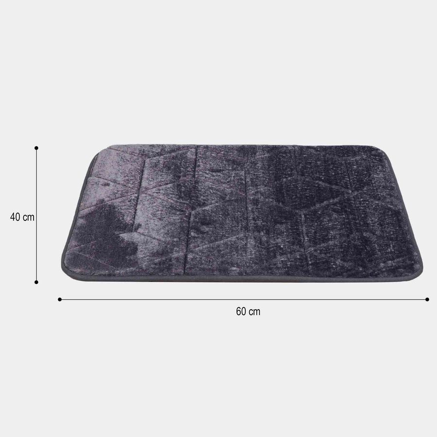 Dark Blue Microfiber Bath Mat, , large image number null