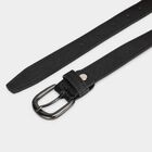 Woman's Black Polyurethane Belt, , small