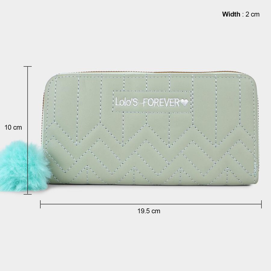 Women's Green Polyurethane Handbag, , large image number null