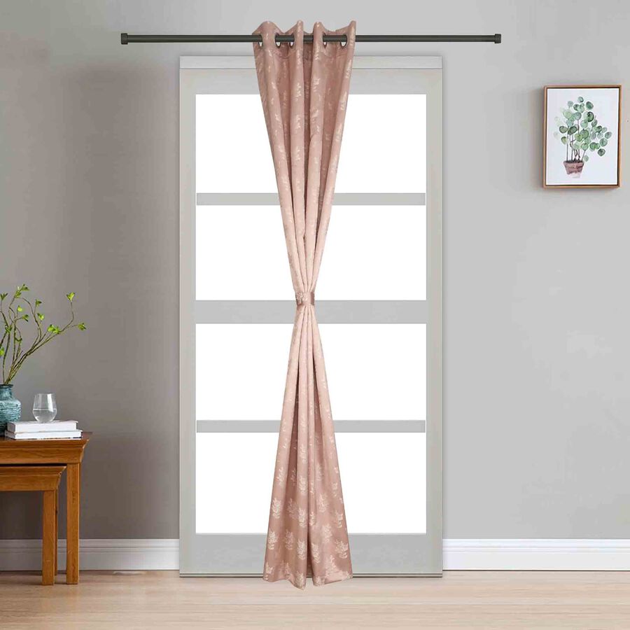 7ft. Peach Microfiber Door Curtain, , large image number null