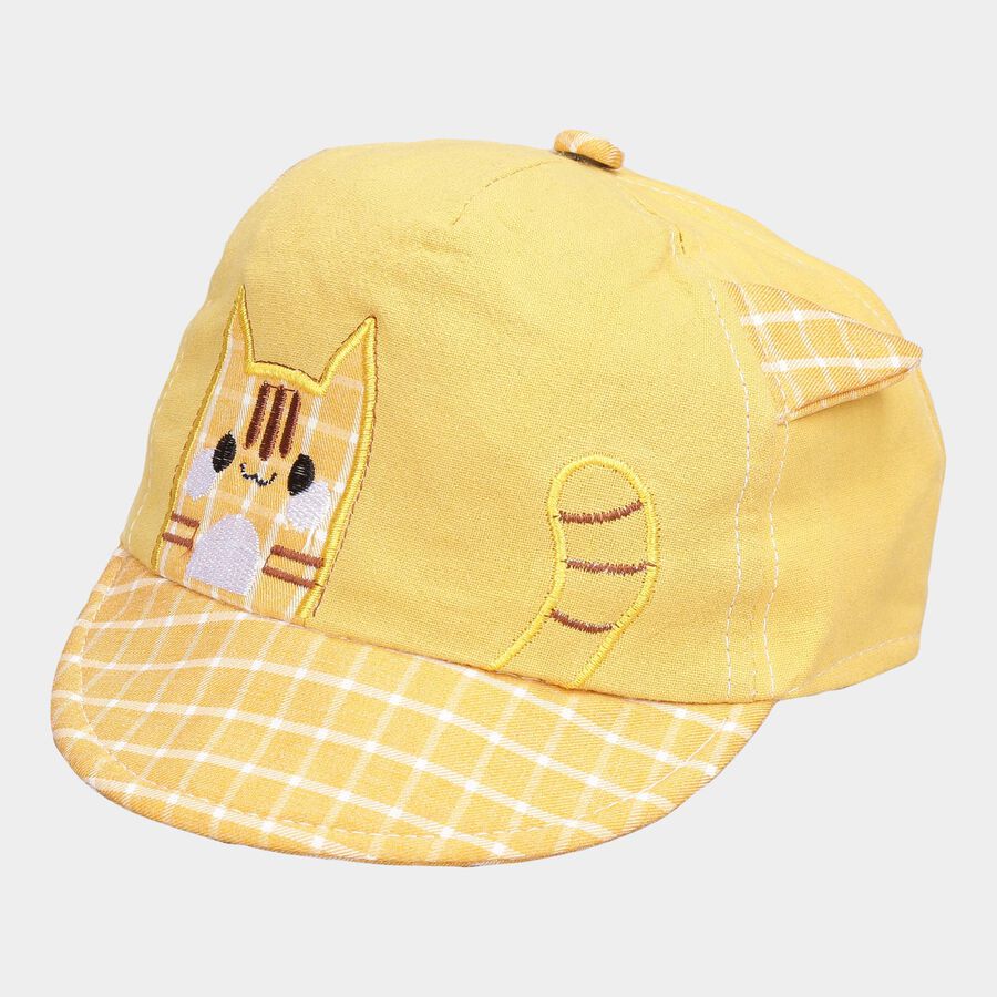 Kids' Yellow Nylon Cap, , large image number null