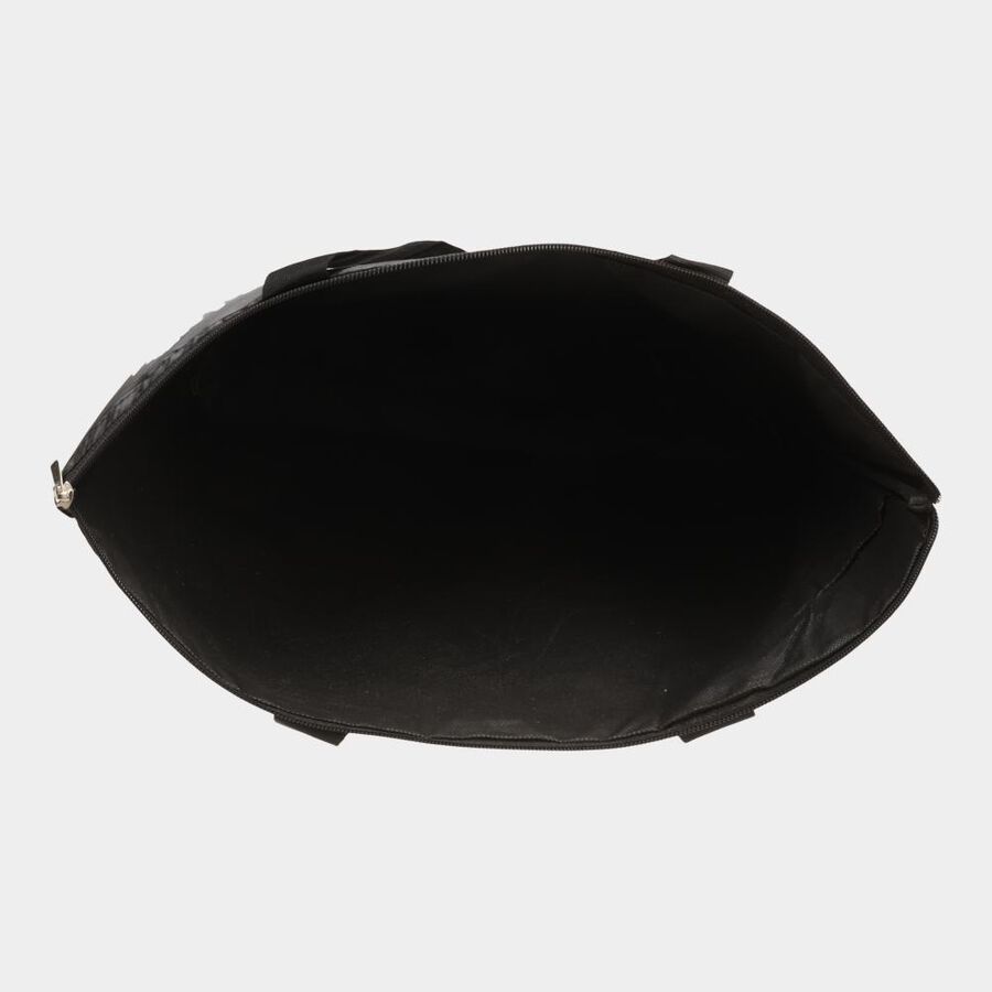 Black Fabric-Nylon Bag, , large