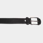 Men's Black Polyurethane Casual Belt, , small