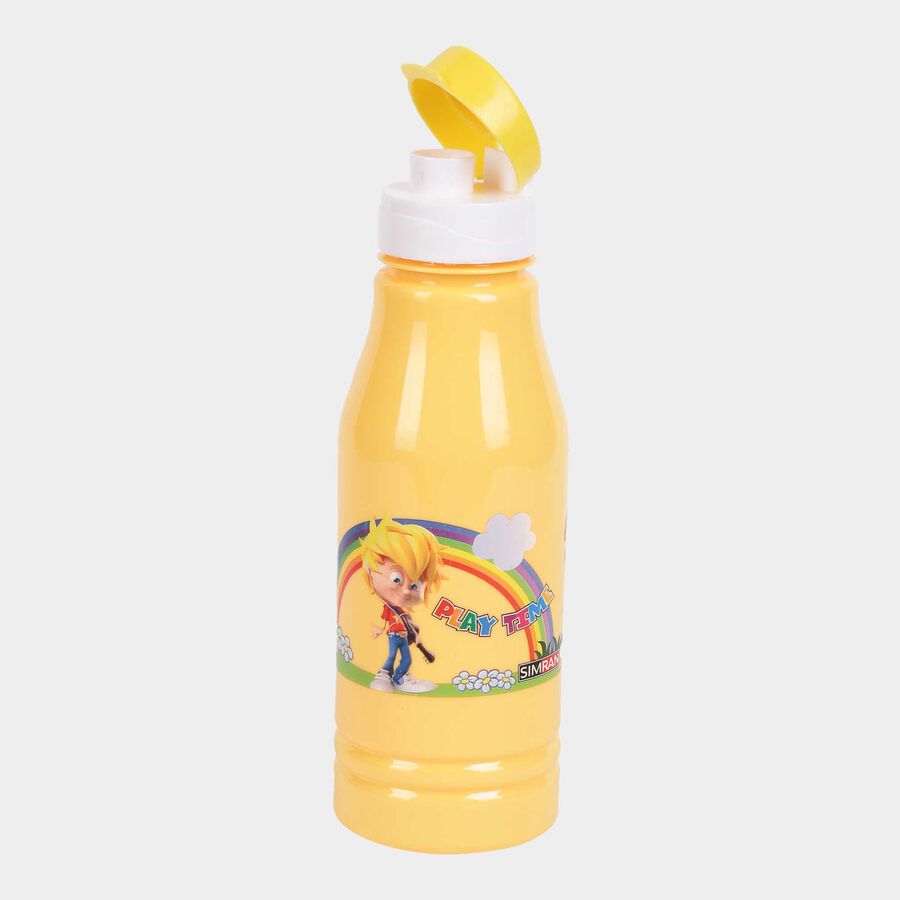 1 pc. Plastic Round Kids Sipper - 400 ml - Colour/Design May Vary, , large image number null