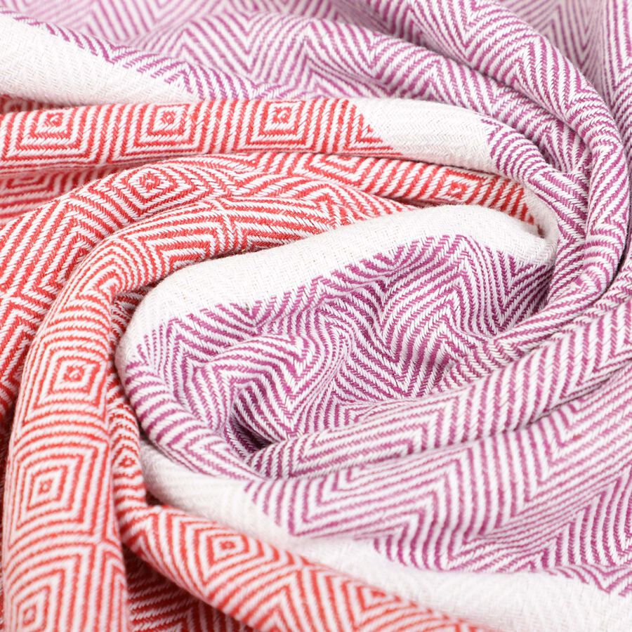 Multicolour Cotton Bath Towel, , large image number null