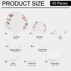 40 Pieces Melamine Dinner Set, , small image number null
