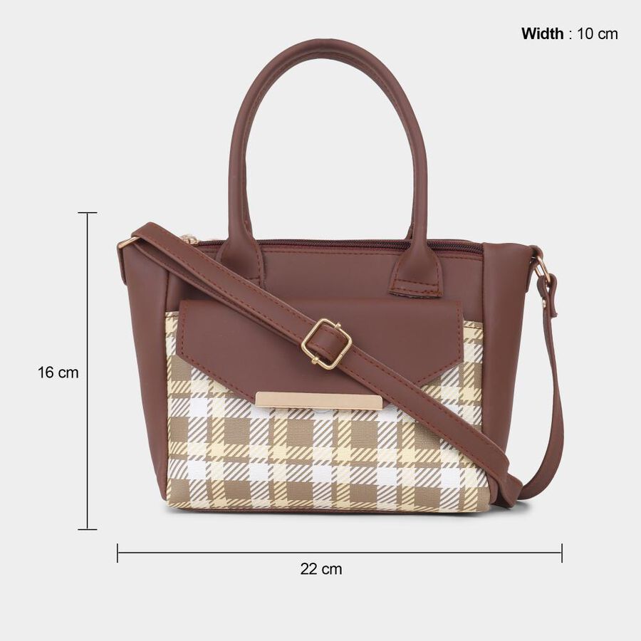 Women's Polyurethane Zipper Handbag, , large image number null