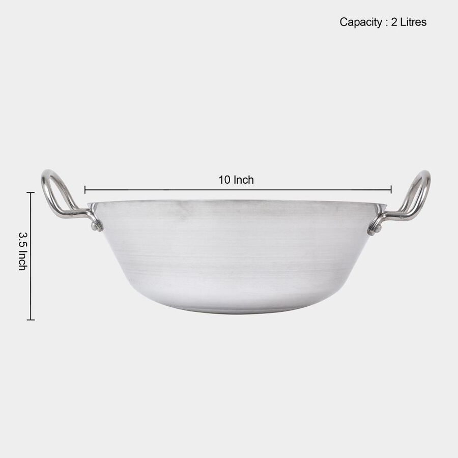 2 L Aluminum Kadhai, , large image number null