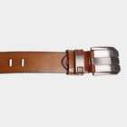 Men's Tan Polyurethane Formal Belt, , small image number null