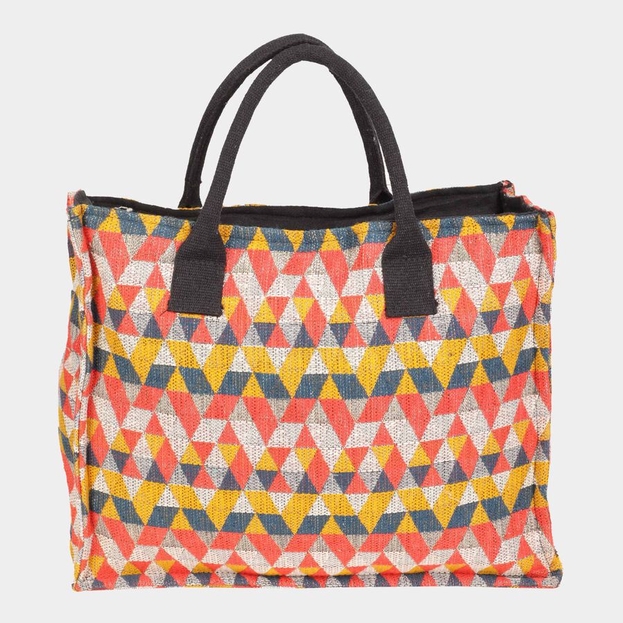 Women's Printed Canvas Tote Bag, Large, , large image number null