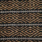 Black Polyester Cotton Door Mat, , small image number null