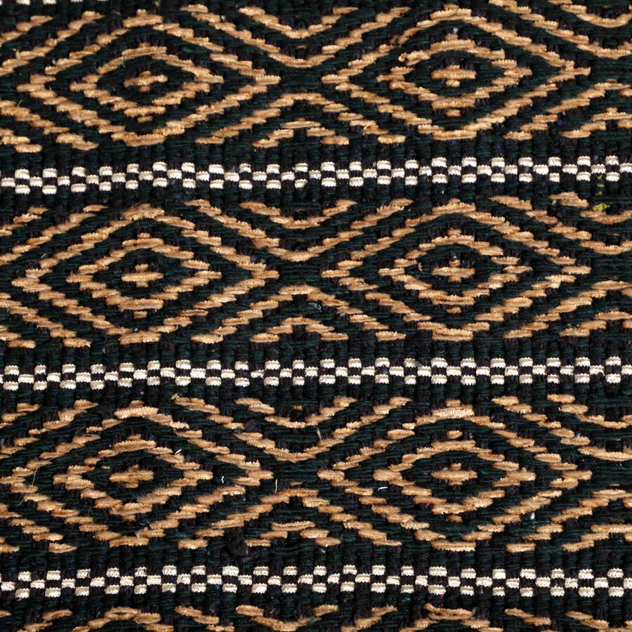 Black Polyester Cotton Door Mat, , large image number null