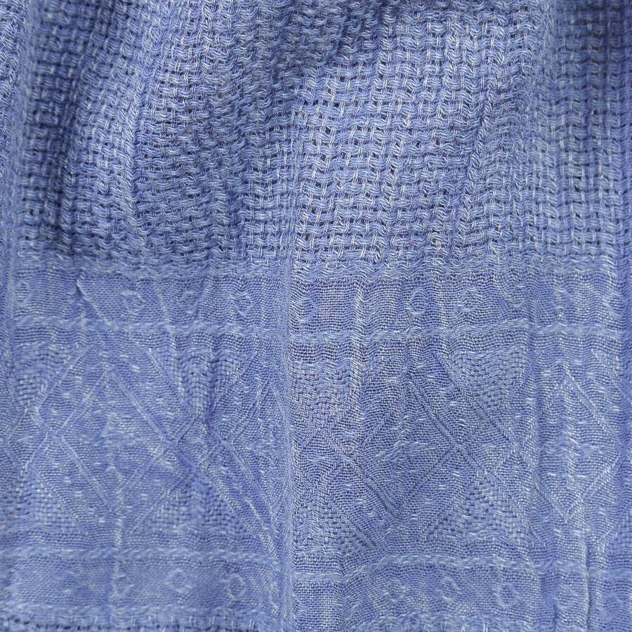 Women's Navy Blue Viscose Scarf, , large image number null