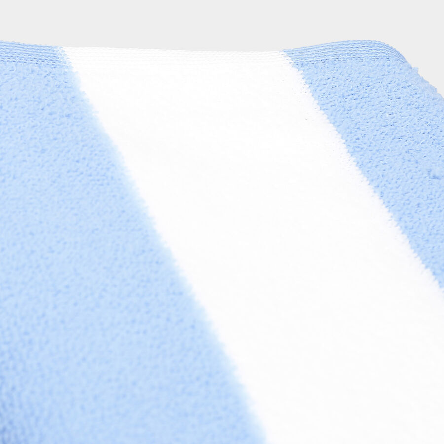180 GSM Blue Cotton Blend Bath Towel, , large image number null
