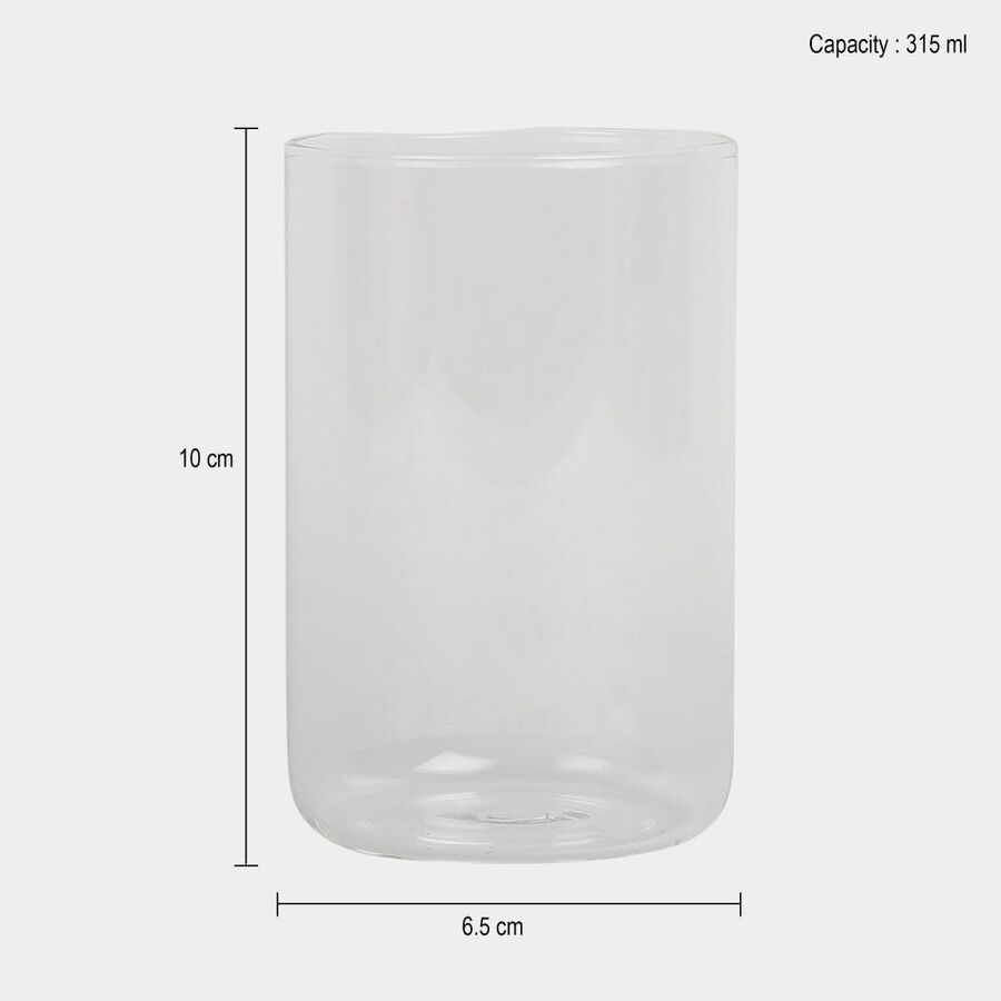 Set of 6 Glass Tumblers, 300 ml, , large image number null