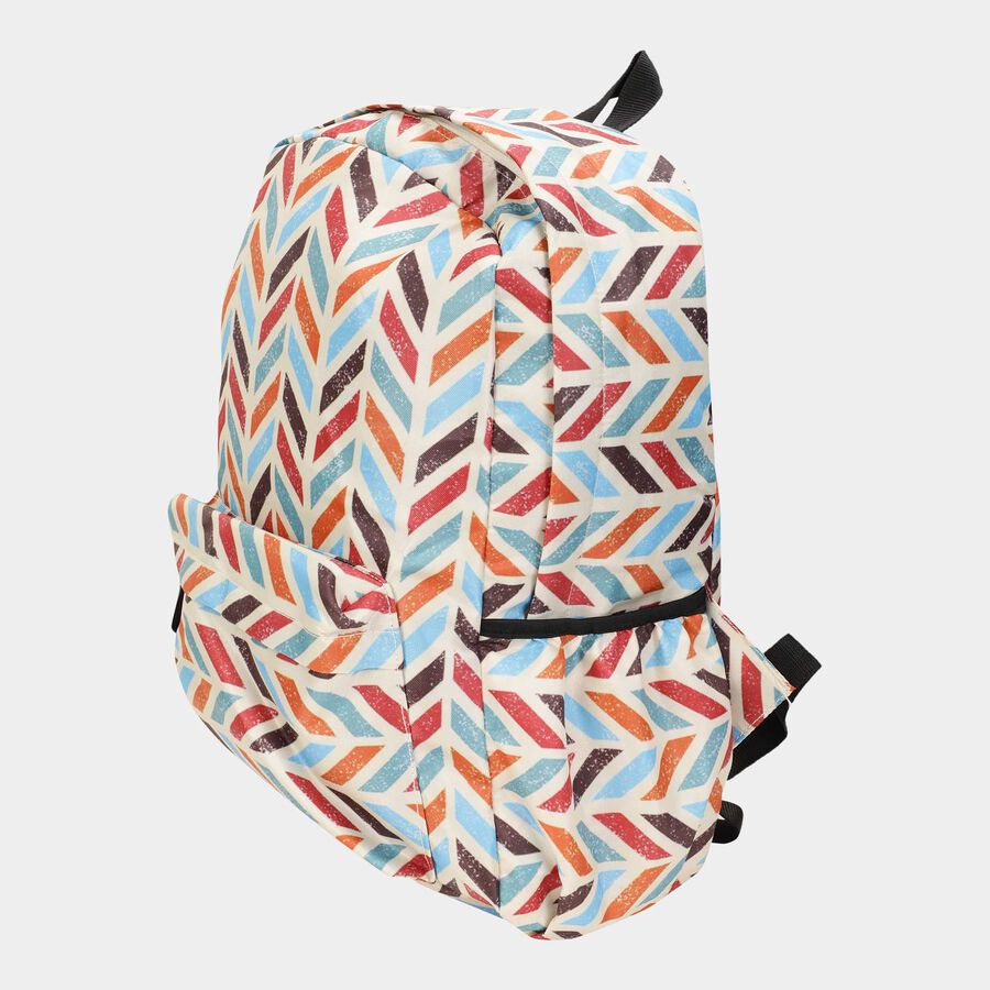 Women's Printed Fabric Backpack, , large image number null