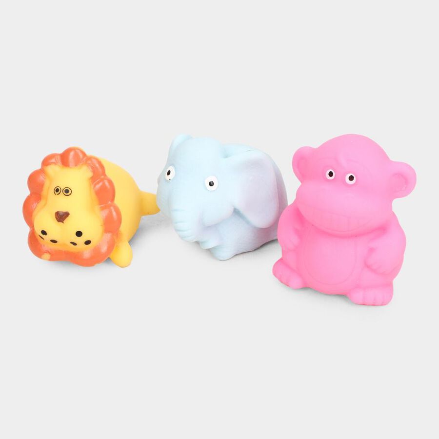 Pvc Animals Squeezee Set of 7, , large image number null