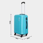 4-Wheel Light Blue Polypropylene Hard Case Trolley, Small + Medium + Large, , small image number null