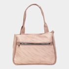 Women's Polyurethane Bucket Bag, Textured, Medium Size, , small image number null